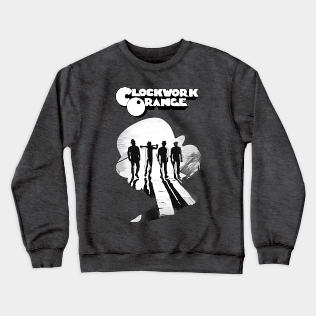 Clockwork Orange Alex Silhouette Crewneck Sweatshirt by burrotees